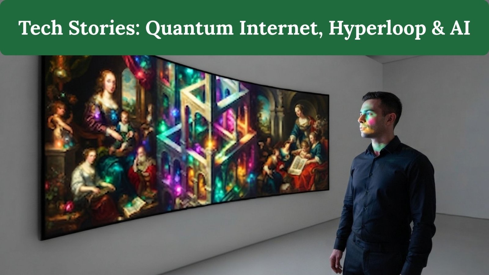 Quantum Internet Breakthrough, Hyperloop Goes Hypersonic, and AI Creativity Explodes: Today's Top Tech Stories