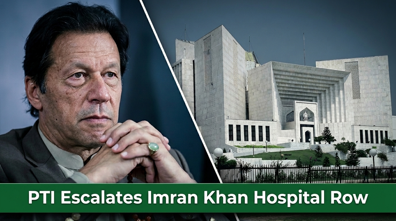 PTI Files Contempt Petition Over Imran Khan Hospital Transfer Dispute