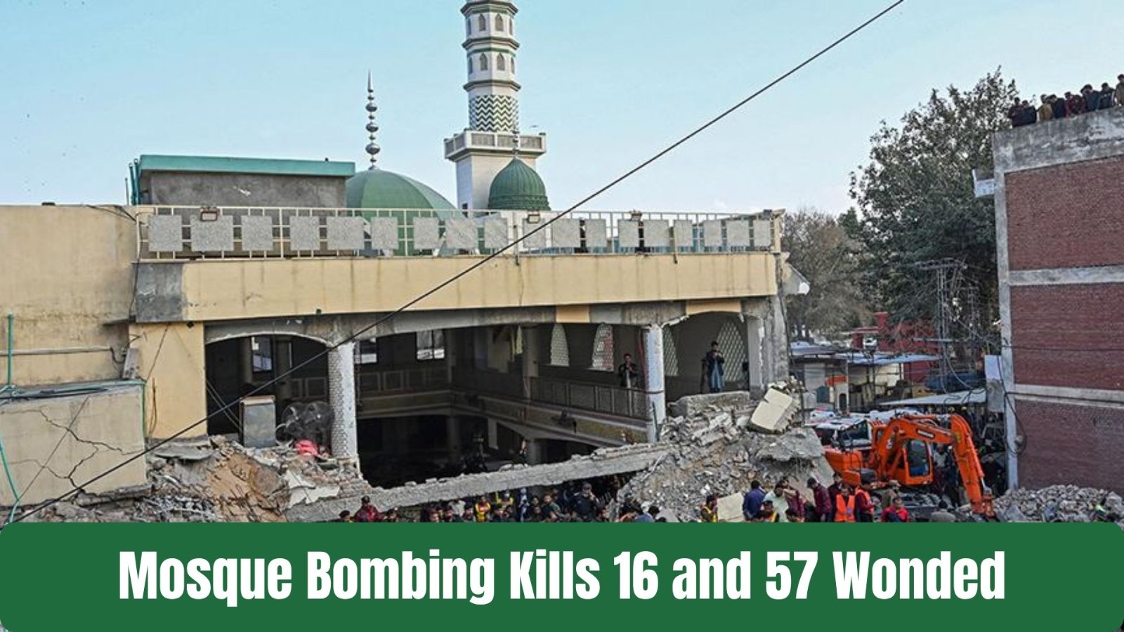 Pakistan Mosque Bombing Kills 16 as Attackers Storm Kohat Police Complex