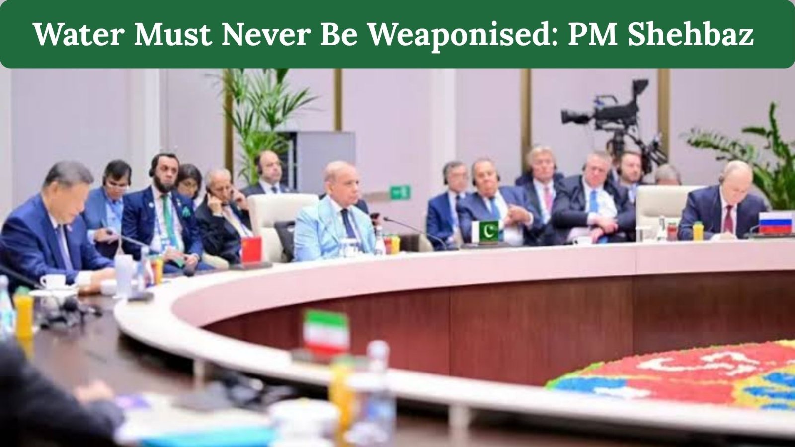 Water Must Never Be Weaponised: PM Shehbaz Addresses SCO Summit Following Landmark Hague Ruling