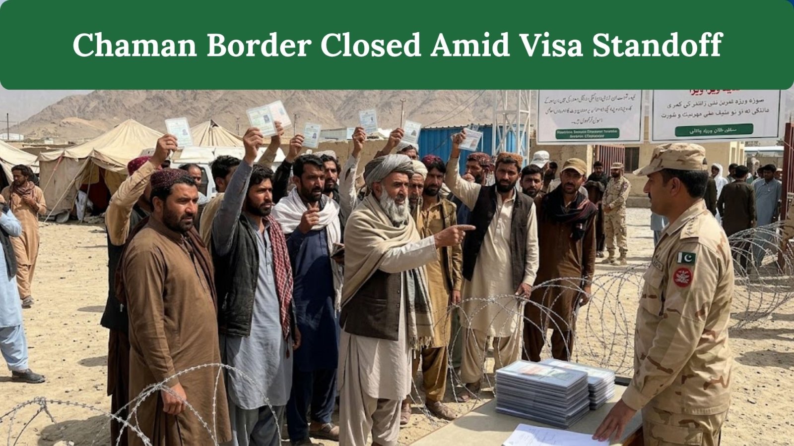Chaman Border Closed as Standoff Over New Visa Regime Intensifies